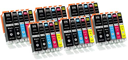 Supply Guy 30 XL Patronen kompatibel mit Canon PGI-570 CLI-571 für MG5700 MG5750 MG5751 MG5752 MG5753 MG6800 MG6850 MG6851 MG6852 MG6853 TS5000 TS5050 TS5051 TS5053 TS5055 TS6050 TS6051 TS6052