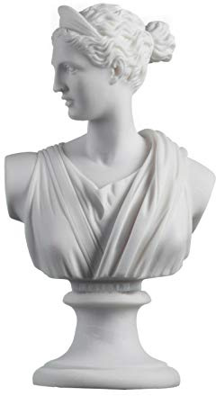 Artemis Diana Büste griechische Statue Natur Mondgöttin 22 cm