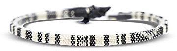 Made by Nami Surfer Anklet for Men and Women Waterproof and Adjustable Surfer Ankle Bracelet String Ankle Bracelet Beach Accessory for Ethnic Hippie Style (White)
