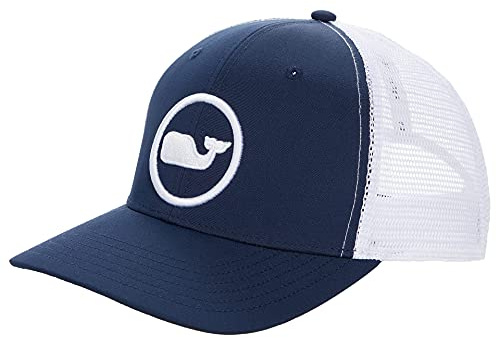Vineyard Vines Men's Whale Dot Performance Trucker Hat Baseball Cap