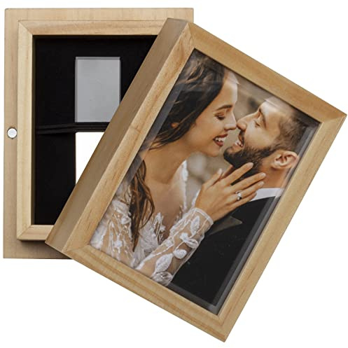Neil Enterpises Inc. Wood Elite Flash Drive Box with Photo