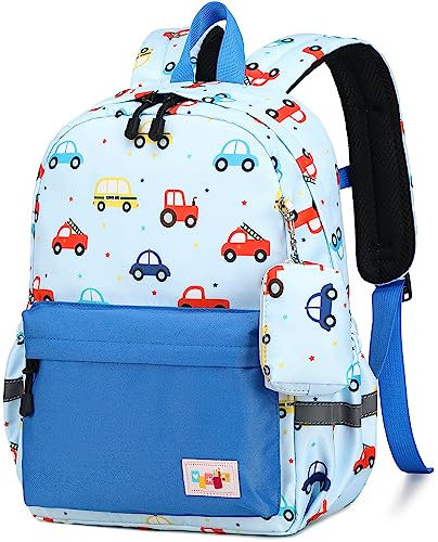 Mygreen Kinderrucksack, Baby-Kind Schultasche Kindergarten Tagesrucksack für Jungen Mädchen Cartoon-Tierdruck mit Münzgeldbeutel