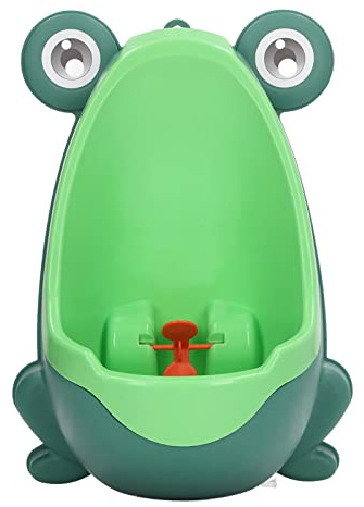VGEBY Vasini per Orinatoi per Bambini, Orinatoio per Vasino da Parete in Plastica con Mira Divertente per Bambini Piccoli (Verde)