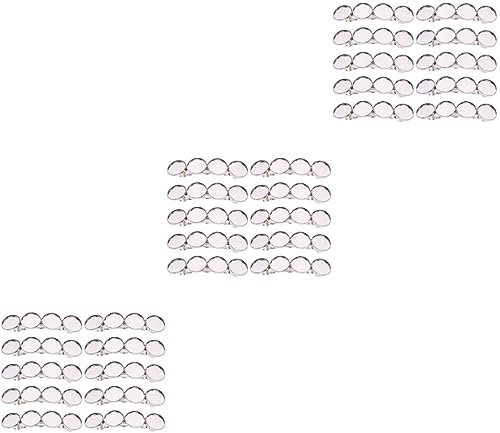 FRCOLOR 30pezzi Fermagli Per Per Accessori Fai Te Clip Primaverili Eleganti e Resilienti Per Creazioni Di Acconciature Colore Argento