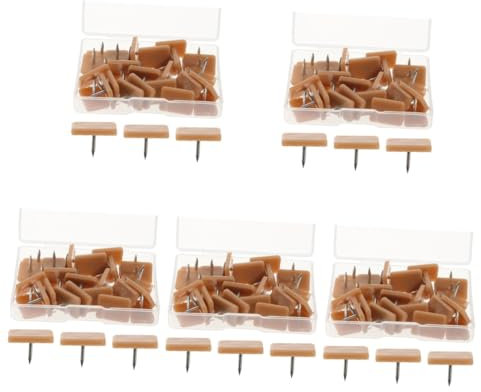 Uonlytech 5 Sätze Kunststoff-stuhlgleiter Schubladengleiter Einfach Zu Installierende Bewegliche Pads Für Hartholzfliesenböden 30 Stück * 5