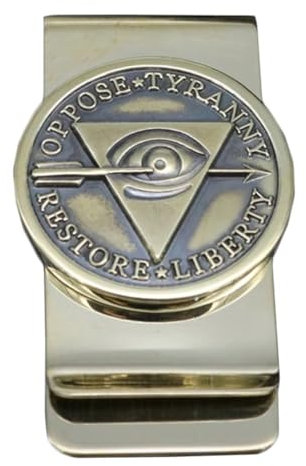 Pengaklämmor Mässing Metall Pengaklämma, Badge Money Clip,Födelsedagspresent Kreativ Gåva, Money Clip-plånbok For Män