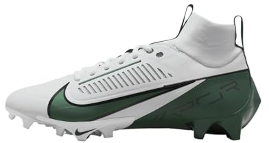 Nike Vapor Edge Pro 360 2 - Tacos de fútbol, Blanco/Negro/Abeto, 50.5 EU
