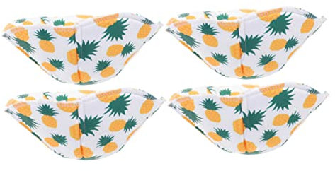 Cabilock 4pcs Microwave Bowl Cozy Insulated Bowl Heat-resistant Holder for Soup for Kitchen Use