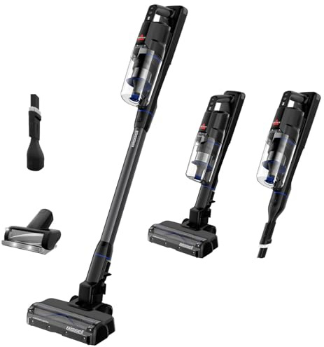 BISSELL PowerClean FurGuard, Cordless Vacuum Cleaner, 280W Motor, Self-cleaning Brush, FurFinder Headlights, Vacuum Cleaner, Self-standing, HEPA-filter, 2500 mAh Removable Battery, 50 min, 4091E