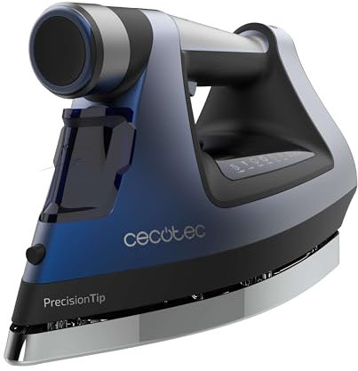 Cecotec Ferro Da Stiro a Vapore IronHero 3000 Sauna i-Pump. 3000 W. Thermoblock. Doppio Riscaldatore. Pompa Integrata. Suola Turbo Slide. Cyclo Clean. Antigoccia. 5 Programmi.