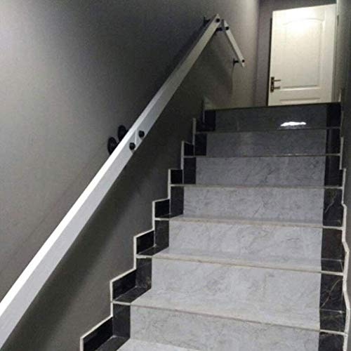 Kit corrimano per Scale, ringhiera in Legno massello per Scale, ringhiera per Scale, per Interni, soppalchi, Sicurezza, Ville, Loft, Bar, Scale, corridoio, Asta di supporto/100 cm/40 Pollici
