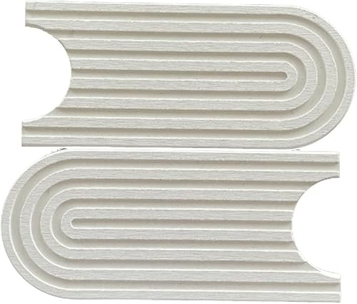 17 Inch Kitchen Sink Splash Guard, Stone Faucet Mat for Kitchen, Diatomite Quick Dry Stone Mat Sink Protectors, Water-Absorbent Faucet Handle Drip Catcher Tray with Drainage (White)