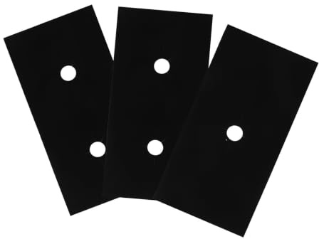 TOGEVAL Lot de 3 Tapis de Protection pour Plaque de Cuisson à Gaz Antiadhésifs Résistants à Haute Température Faciles à Adaptés aux Cuisinières à 3 Feux Protège-Plaques de