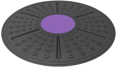 TOYANDONA Fitness Balance Board for Sensory Training and Physical Therapy, Non-slip Purple Balance Trainer Pedal for Core Stability and Rehabilitation Exercise