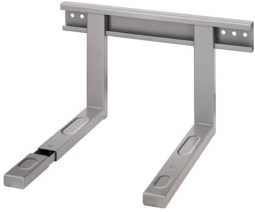 Xavax Support mural pour micro-ondes (porte micro-onde, 27 x 47 x 5 cm) Argent