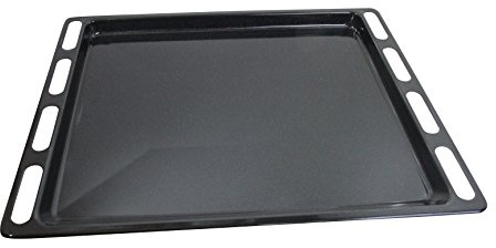 Indesit Genuine Oven Drip Tray, 25 x 18 cm, Stainless Steel, True