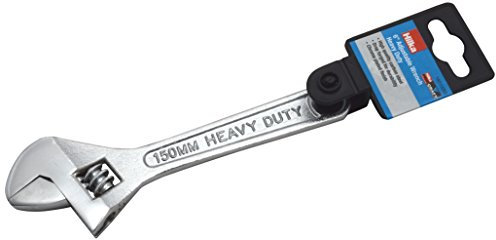 Hilka 18010060 6 Heavy Duty Adjustable Wrench,Silver