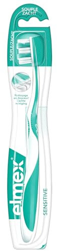 Elmex Cepillo de dientes suave sensible, 1 unidad. - Cepillo de dientes manual para dientes sensibles al dolor