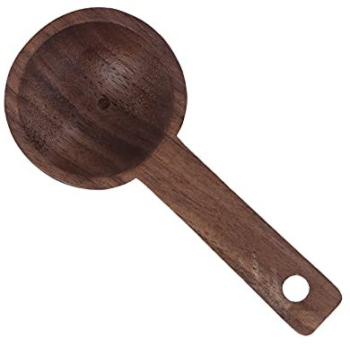Wooden Coffee Measuring Spoon Walnut Teaspoon for Kitchen Coffee Accessories Sold #2 108mm Walnut
