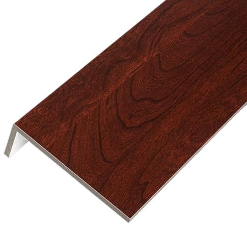 copertura del davanzale della finestra, Rivestimento for davanzale in finto legno rosso, protezione for davanzale in PVC, piastra di protezione for bordi di finestre a bovindo for casa, hotel e uffici