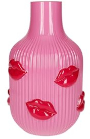 Giftcomany L'Amour Vase Lippen rosa 25cm