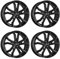 4x Dezent Felgen TV black 7.0Jx18 ET22 5x112 kompatibel mit BMW X3 X4