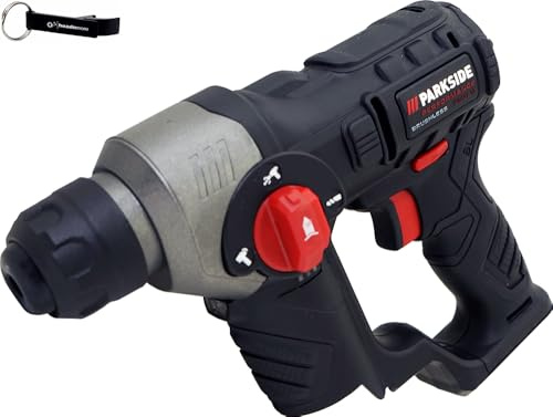 HEADNMORE PBHAP 12 - Martello perforatore a batteria da 12 V (senza batteria) + portachiavi