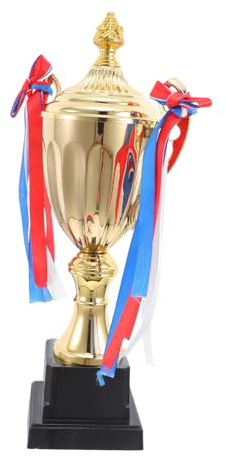 TOGEVAL Oro per Design Premio Sportivo per Competizioni Calcio Coppa Metallo Lucida per Cerimonie e Riconoscimenti