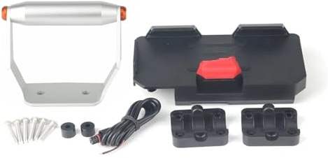 QGMKMVZZBK Porta Cellulare GPS Per 790/890ADV Per R Per Adventure 2024 Accessori Supporto Per Telefono Parabrezza Per Navigazione GPS Per Smartphone(Set 22MM Wireless)