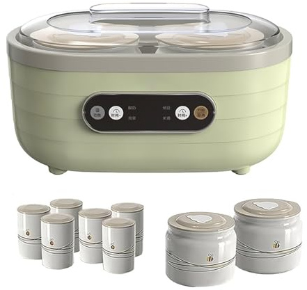 Yaourtière automatique avec affichage LED et minuterie pour desserts sains faits maison