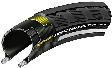 Continental MTB-Reifen Top Contact 2, Schwarz Reflex, 26 x 1.90 (50-559), 0100442