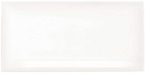 ASA 1926013 Teller rechteckig - Porzellan - weiß 29 x 14,5 cm