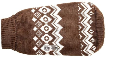 Wolters Norweger Pullover 30cm braun/weiss