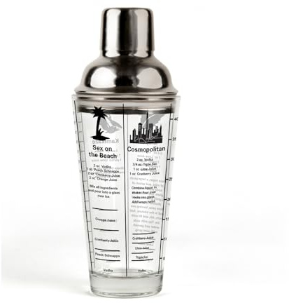 Kikkerland Mix Master Cocktail Shaker
