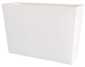Teraplast - Schio Cassa Alta, Essential, 100cm, Bianco, 100% Riciclabile