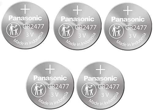 Panasonic CR2477 3V Lithium Cell Battery (5pcs per pack)