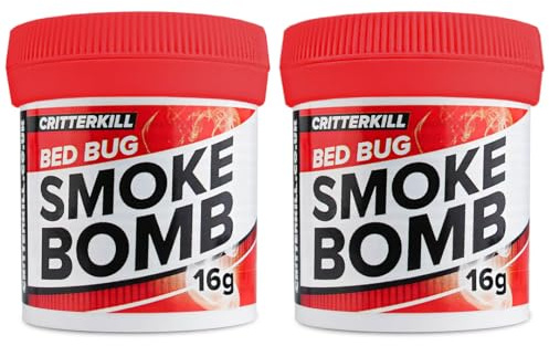 CritterKill 16g Bed Bug Smoke Bomb Fogger Fumigator | Kills Bedbugs | Professional Strength Product (2)