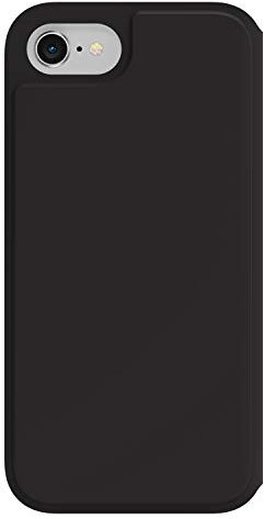 OtterBox Strada Via Case for iPhone 7/8/SE 2nd Gen/SE 3rd Gen, Shockproof, Drop Proof, Slim, Soft Touch Protective Folio Case with Card Holder, 2x Tested to Military Standard, Black