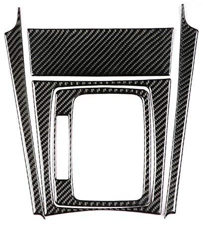 Schalttafelabdeckung, Yosoo Auto Gangschaltung Kohlefaser Panel Abdeckung Trim Ersatz für W204 C Klasse 07-13 für W204 Carbonio W204 Carbon W204 Schaltknauf Kohlefaser(Linkslenker)