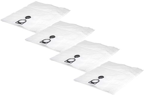 vhbw 20x sacchetto compatibile con Baier BSS 406, BSS 506 aspirapolvere - microfibra, 50cm x 33cm Bianco