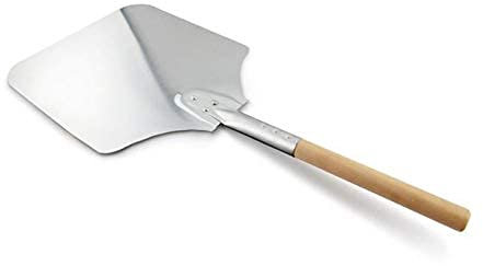 Pizza Stone Aluminum Pizza Peel Shovel with Wooden Handle Cake Shovel Baking Tools Cheese Cutter Peels Lifter Tool Pizza Shovel