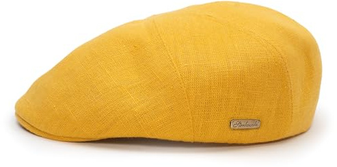 Sterkowski Modell Ivy Five| 100% Naturleinen Schiebermütze für Herren und Frauen | Super Leicht Sommer Schirmmütze