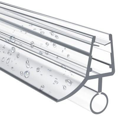 EMKE Duschdichtung Duschtür 1000mm für 4/5/6mm Glasstärke gerade Glastür | Wasserabweisend mit Automatischer Rückfluss | Ersatzdichtung oder Duschkabinen-Dichtung mit Gummilippen