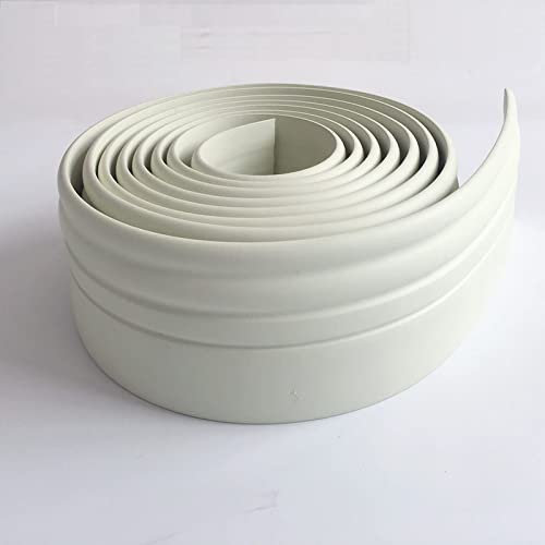 Dostear TapetenbordüRe Selbstklebende BordüRe Wand Wohnzimmer Tapeten Fliesenaufkleber Bad Dekoband Selbstklebend WeißEr Schaum 8cm X 600cm