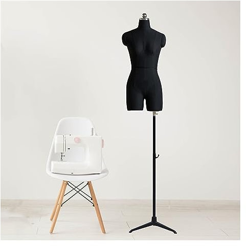 Weibliche Schneiderpuppe, Torso, Schneiderpuppe zum Nähen von Kleidung, Halbkörper, Geteilte Beine, Schneiderpuppe, Torso mit verstellbarem Stativständer zur Präsentatio