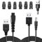 Bisienya 9 Pcs Shaver Cable Kit, USB Shaver Charger, Electric Shaver Chargers for All Kinds of Electric Hair Clippers/Razors