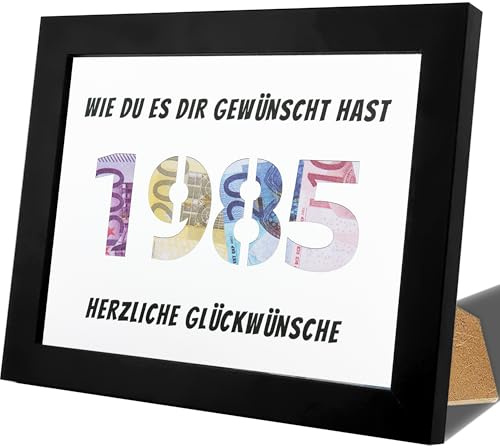 KAOTPO Geldgeschenk Bilderrahmen, Wunscherfüller Geldgeschenke Geburtstag, Hochwertigen Geldgeschenke Verpackung für Männer, Frauen, Kinder