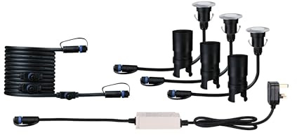 Paulmann 94907 Plug & Shine LED Bodeneinbauleuchte Floor IP67 3000K 3x2,5W 30VA Edelstahl
