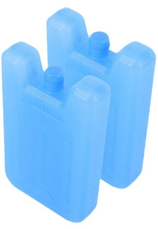 KITANDOVE 2pcs Reusable Ice for Air Conditioner Fans Portable Ice Packs for Picnics and Coolers Temperature Reduction for Outdoor Use