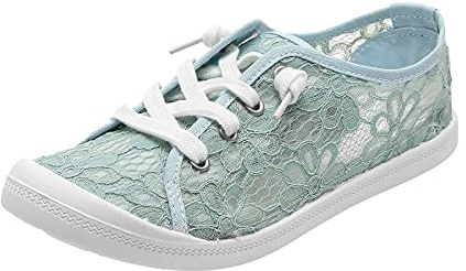Sneakers Femme Plates Ete Dentelle Respirant Baskets et Chaussures de Sport Femme Confortable Chaussure Orthopédique Chaussures Confort Chic Basket Legere Sneaker Été Chaussure de Running Marche